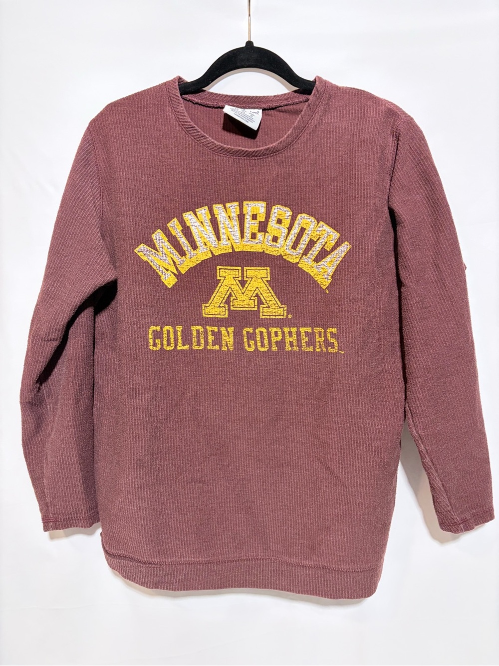 Champion Shirt Men’s Small Maroon Minnesota Golden Gophers Graphic Long Sleeve